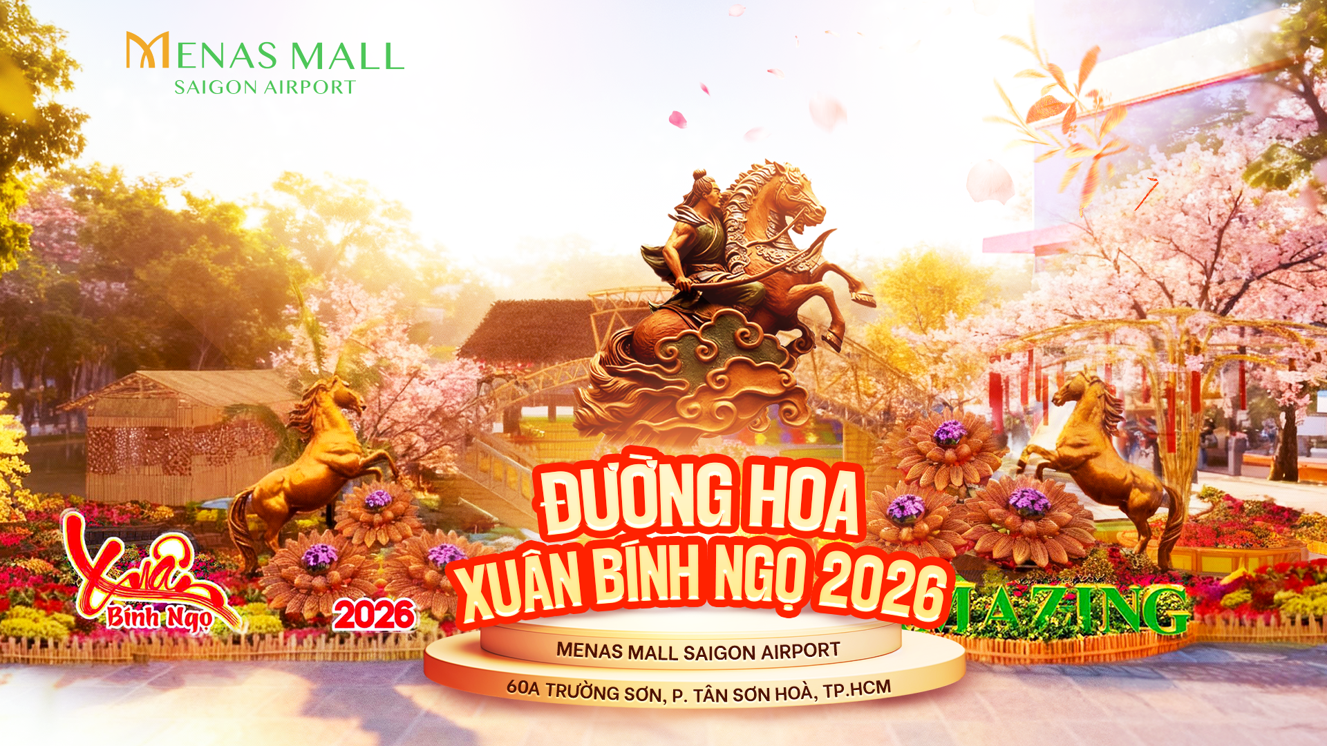 Đường Hoa Xuân Bính Ngọ 2026: Phù Đổng Thiên Vương – Khát Vọng Phi Thiên