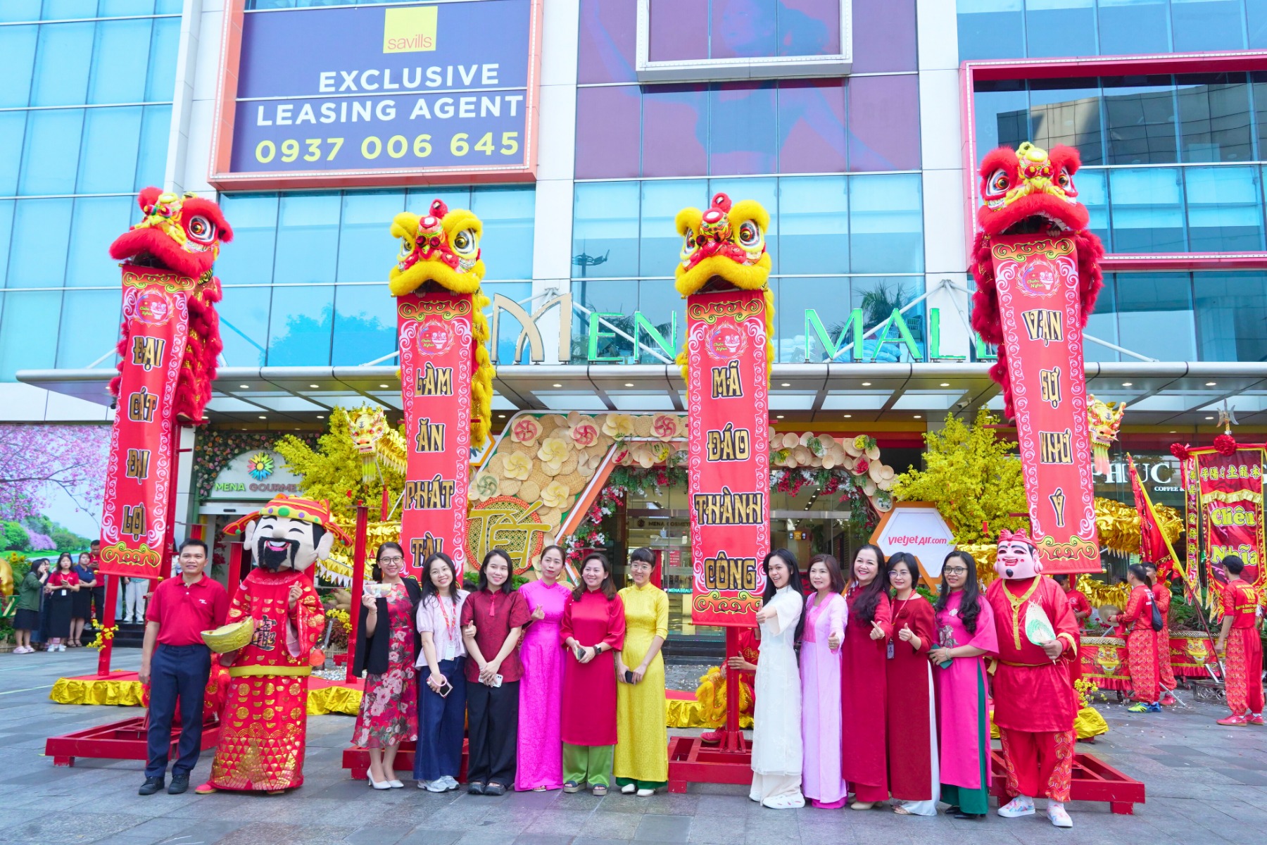 Menas Mall Saigon Airport Rộn Ràng Khai Xuân Chào Năm Mới 2026