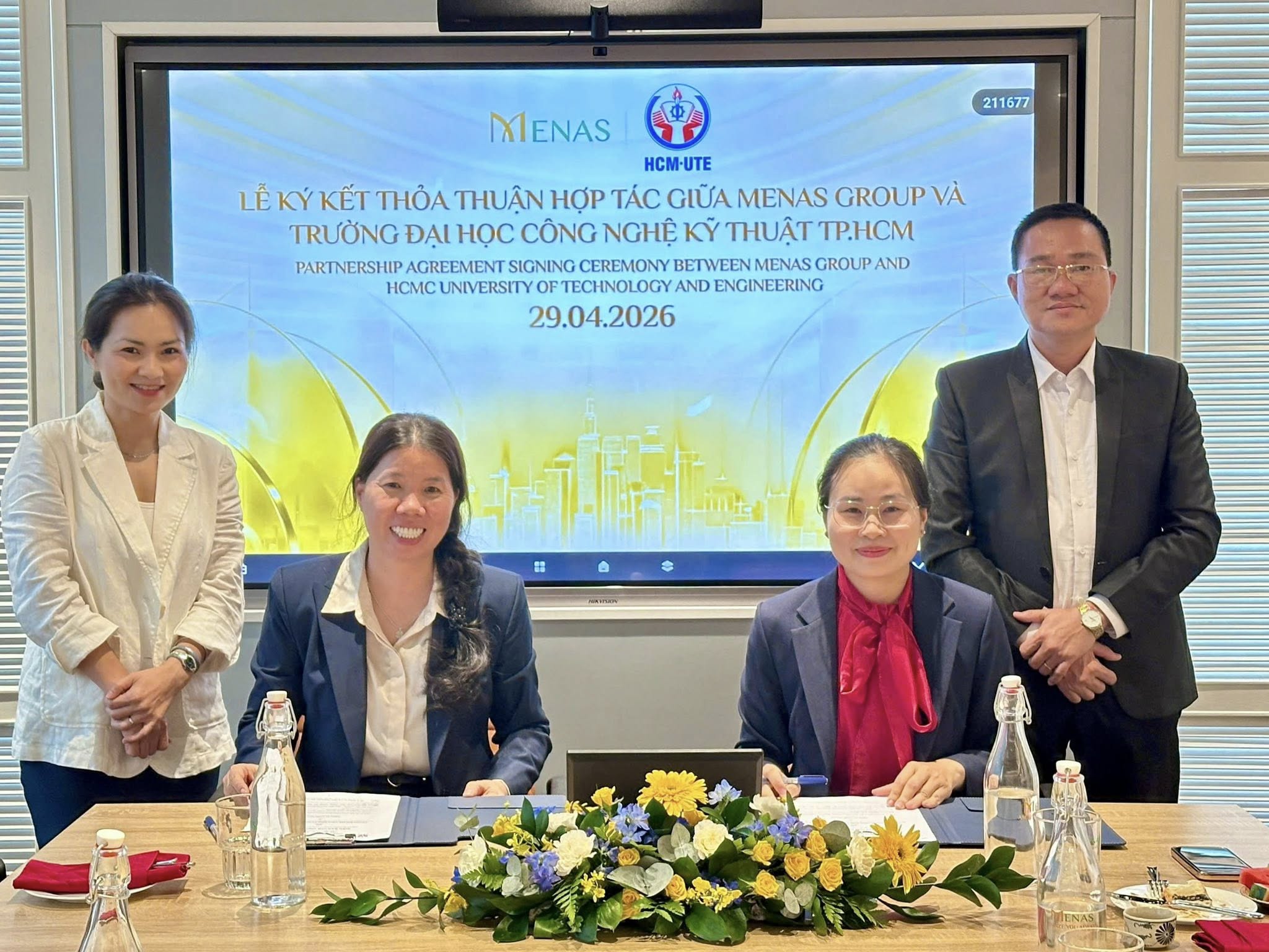 Menas Group Ký Kết Hợp Tác đại Học Công Nghệ Kỹ Thuật TPHCM UTE